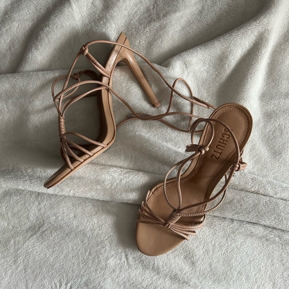 schutz nude heels